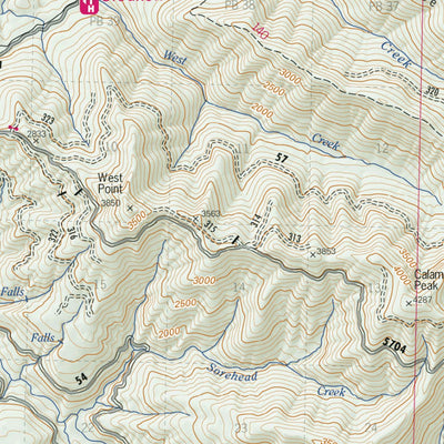 US Forest Service R6 Pacific Northwest Region (WA/OR) Mount Saint Helens Ranger District Map digital map