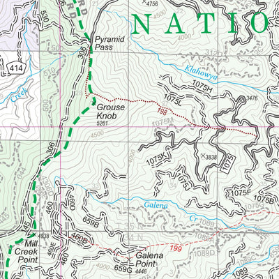 US Forest Service R6 Pacific Northwest Region (WA/OR) Newport-Sullivan Lake Ranger District Map South digital map