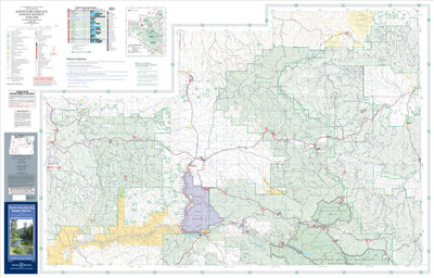 US Forest Service R6 Pacific Northwest Region (WA/OR) North Fork John Day Ranger District Map North digital map