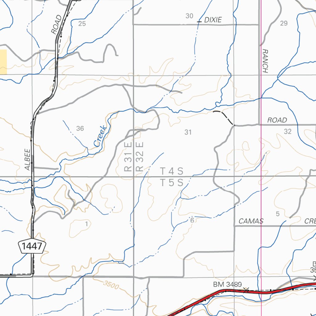 North Fork John Day Ranger District Map North by US Forest Service R6 ...