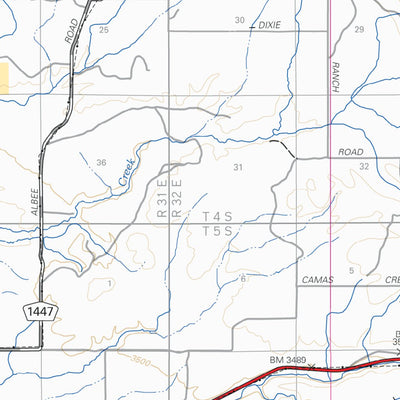 US Forest Service R6 Pacific Northwest Region (WA/OR) North Fork John Day Ranger District Map North digital map