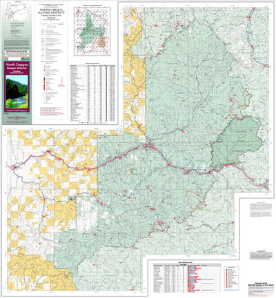 North Umpqua Ranger District Map by US Forest Service R6 Pacific ...