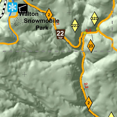 US Forest Service R6 Pacific Northwest Region (WA/OR) Ochoco NF - Lookout Mountain Winter Trails 2014 digital map