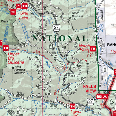 US Forest Service R6 Pacific Northwest Region (WA/OR) Olympic Peninsula Recreation Map East digital map