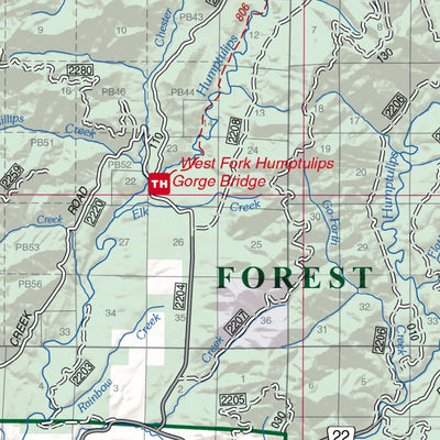 US Forest Service R6 Pacific Northwest Region (WA/OR) Olympic Peninsula Recreation Map West digital map