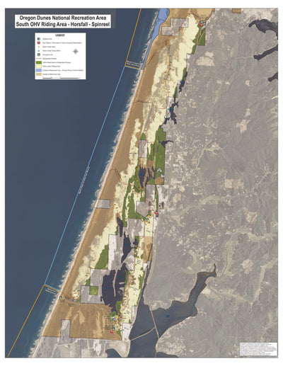 US Forest Service R6 Pacific Northwest Region (WA/OR) Oregon Dunes NRA - South OHV Riding Area - Horsfall - Spinreel digital map