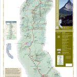 US Forest Service R6 Pacific Northwest Region (WA/OR) Pacific Crest National Scenic Trail - Map 8 Seg 2 - Northern Oregon digital map