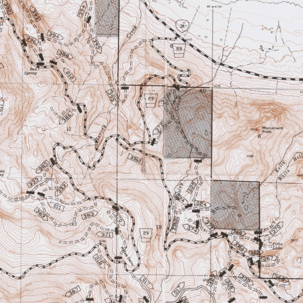 Paisley Ranger District Map by US Forest Service R6 Pacific Northwest ...