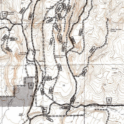 US Forest Service R6 Pacific Northwest Region (WA/OR) Paulina Ranger District Map digital map