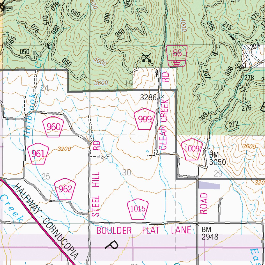 Pine Ranger District Map by US Forest Service R6 Pacific Northwest ...