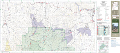 US Forest Service R6 Pacific Northwest Region (WA/OR) Pomeroy Ranger District Map North digital map