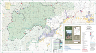 US Forest Service R6 Pacific Northwest Region (WA/OR) Pomeroy Ranger District Map South digital map