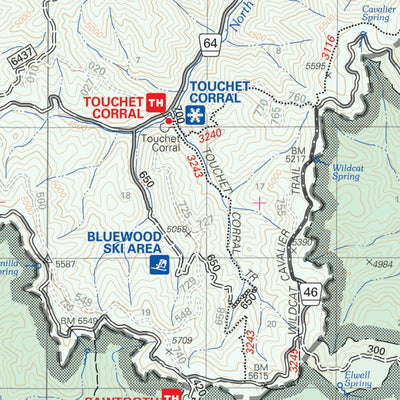 US Forest Service R6 Pacific Northwest Region (WA/OR) Pomeroy Ranger District Map South digital map