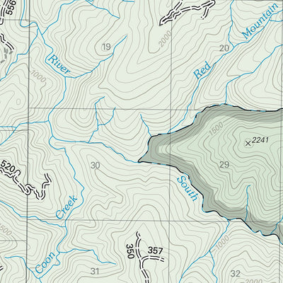 US Forest Service R6 Pacific Northwest Region (WA/OR) Powers and Gold Beach Ranger Districts Map South digital map