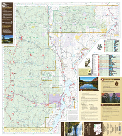 US Forest Service R6 Pacific Northwest Region (WA/OR) Republic-Three Rivers Ranger District Map East digital map