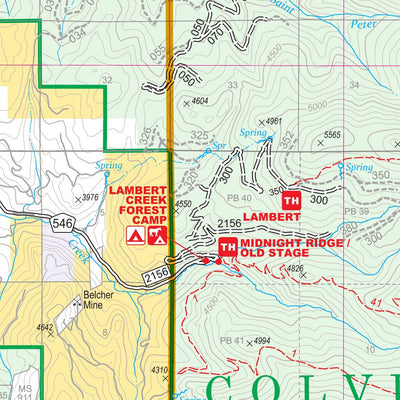 US Forest Service R6 Pacific Northwest Region (WA/OR) Republic-Three Rivers Ranger District Map West digital map