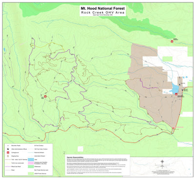 US Forest Service R6 Pacific Northwest Region (WA/OR) RockCreek OHV Area digital map