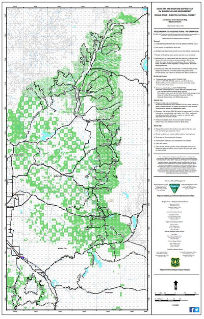 US Forest Service R6 Pacific Northwest Region (WA/OR) Rogue River-Siskiyou NF Medford North/South Christmas Tree Harvest bundle