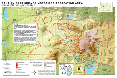 US Forest Service R6 Pacific Northwest Region (WA/OR) Santiam Pass OHV Recreation Area digital map
