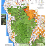 US Forest Service R6 Pacific Northwest Region (WA/OR) Siskiyou National Forest - Coos Bay District Recreation Map South digital map