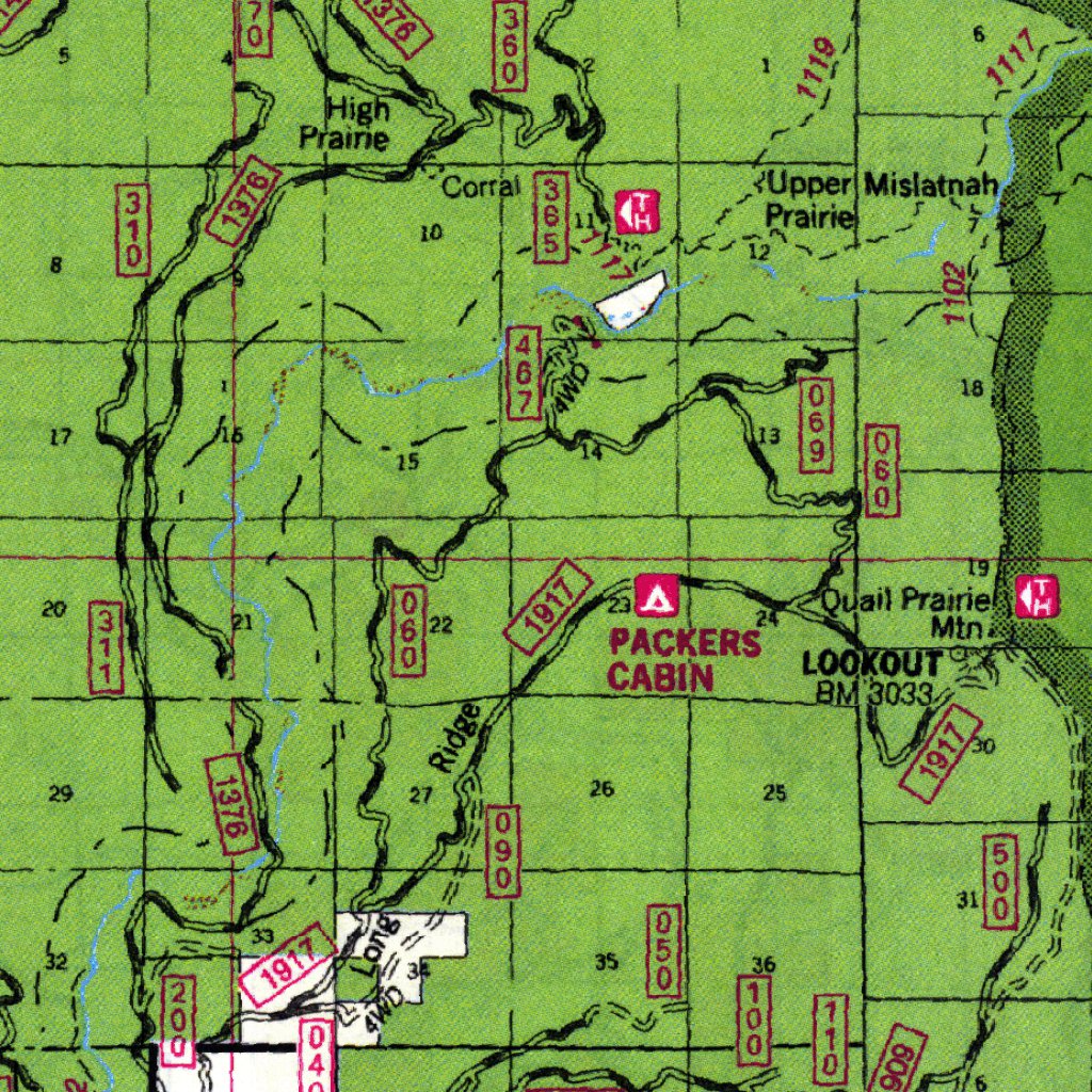 Siskiyou National Forest - Coos Bay District Recreation Map South by US ...