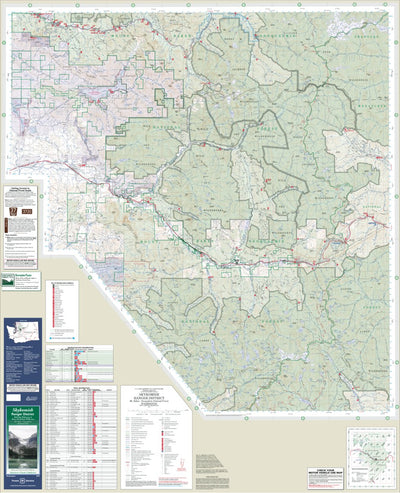 US Forest Service R6 Pacific Northwest Region (WA/OR) Skykomish Ranger District Map digital map