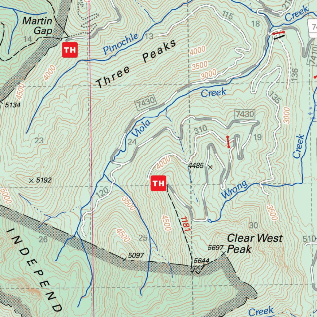 Snoqualmie Ranger District Map South by US Forest Service R6 Pacific ...