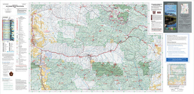 US Forest Service R6 Pacific Northwest Region (WA/OR) Southern Blue Mountains Recreation Map North digital map