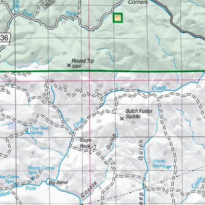 US Forest Service R6 Pacific Northwest Region (WA/OR) Southern Blue Mountains Recreation Map North digital map