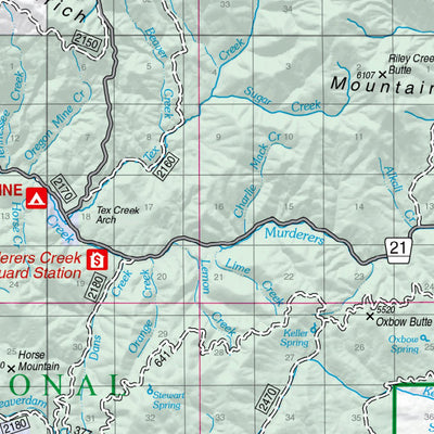 US Forest Service R6 Pacific Northwest Region (WA/OR) Southern Blue Mountains Recreation Map North digital map