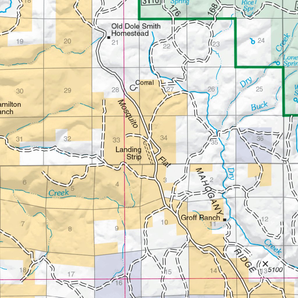 Southern Blue Mountains Recreation Map South by US Forest Service R6 ...