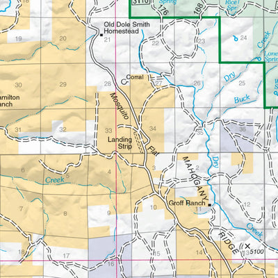 US Forest Service R6 Pacific Northwest Region (WA/OR) Southern Blue Mountains Recreation Map South digital map