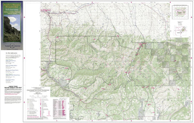 US Forest Service R6 Pacific Northwest Region (WA/OR) Strawberry Mountain Wilderness Map digital map