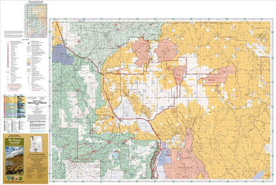 The Oregon Outback Recreation Map North by US Forest Service R6 Pacific ...