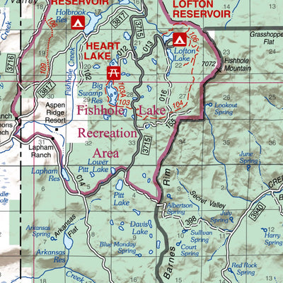 US Forest Service R6 Pacific Northwest Region (WA/OR) The Oregon Outback Recreation Map South digital map