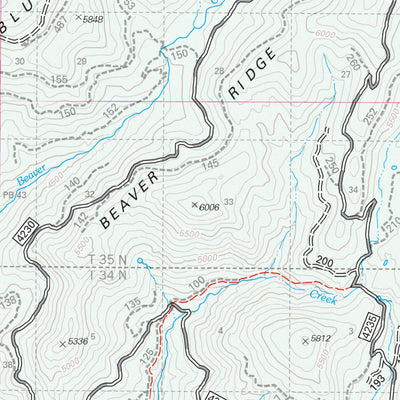 US Forest Service R6 Pacific Northwest Region (WA/OR) Tonasket Ranger District Map West digital map