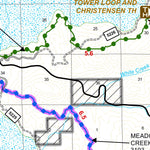 US Forest Service R6 Pacific Northwest Region (WA/OR) Umatilla NF Winom Frazier OHV Map digital map
