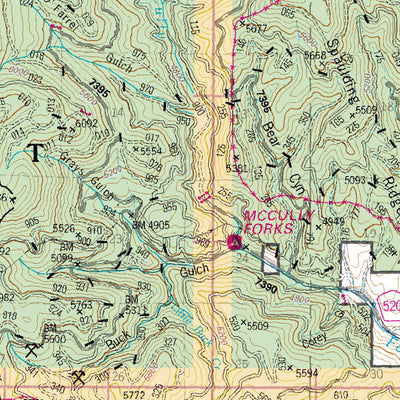 US Forest Service R6 Pacific Northwest Region (WA/OR) Unity Ranger District Map digital map