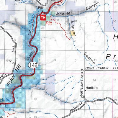 US Forest Service R6 Pacific Northwest Region (WA/OR) Upper Columbia Plateau Recreation Map Columbia Hills digital map