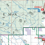 US Forest Service R6 Pacific Northwest Region (WA/OR) Upper Klamath Basin Recreation Map North digital map