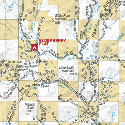 US Forest Service R6 Pacific Northwest Region (WA/OR) Upper Rogue Basin Recreation Map West digital map