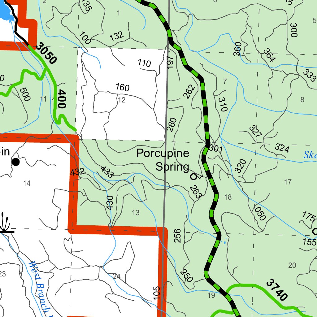 Upper Rogue Cooperative Travel Management Area South Map by US