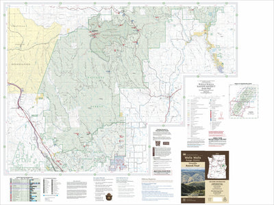 US Forest Service R6 Pacific Northwest Region (WA/OR) Walla Walla Ranger District Map Bundle bundle