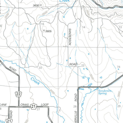 US Forest Service R6 Pacific Northwest Region (WA/OR) Walla Walla Ranger District Map South digital map