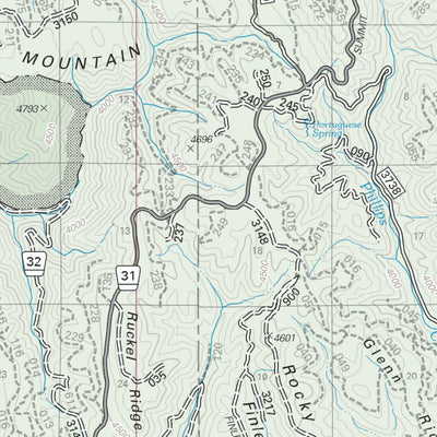 US Forest Service R6 Pacific Northwest Region (WA/OR) Walla Walla Ranger District Map South digital map