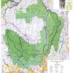 US Forest Service R6 Pacific Northwest Region (WA/OR) Wallowa-Whitman National Forest Visitor Map North digital map