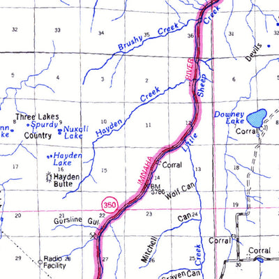 US Forest Service R6 Pacific Northwest Region (WA/OR) Wallowa-Whitman National Forest Visitor Map North digital map