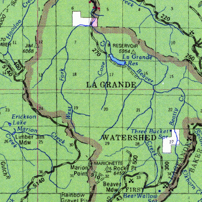 US Forest Service R6 Pacific Northwest Region (WA/OR) Wallowa-Whitman National Forest Visitor Map South digital map