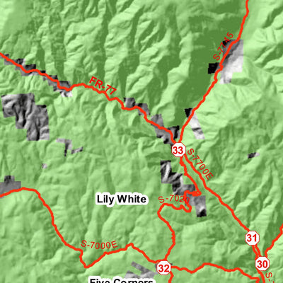 US Forest Service R6 Pacific Northwest Region (WA/OR) Wallowa-Whitman NF - Designated Snowmobile Routes digital map