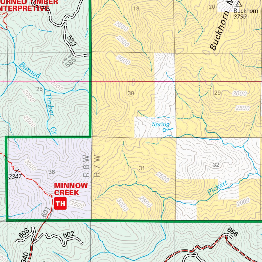 Wild Rivers Ranger District Map North by US Forest Service R6 Pacific ...